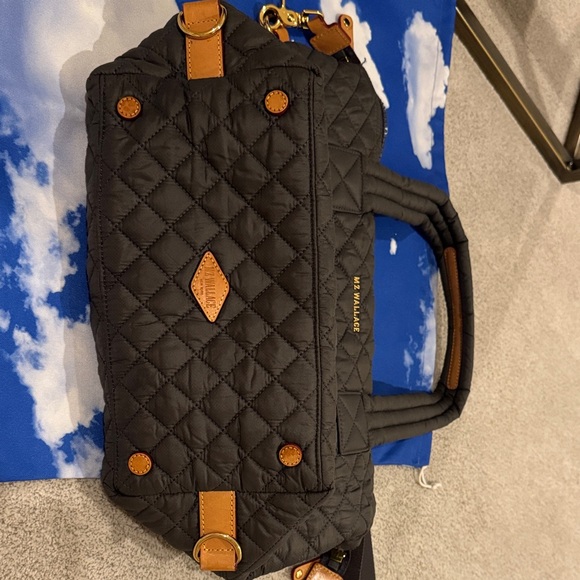 EUC - MZ Wallace Medium Sutton Tote in Dark Gray - Picture 2 of 9